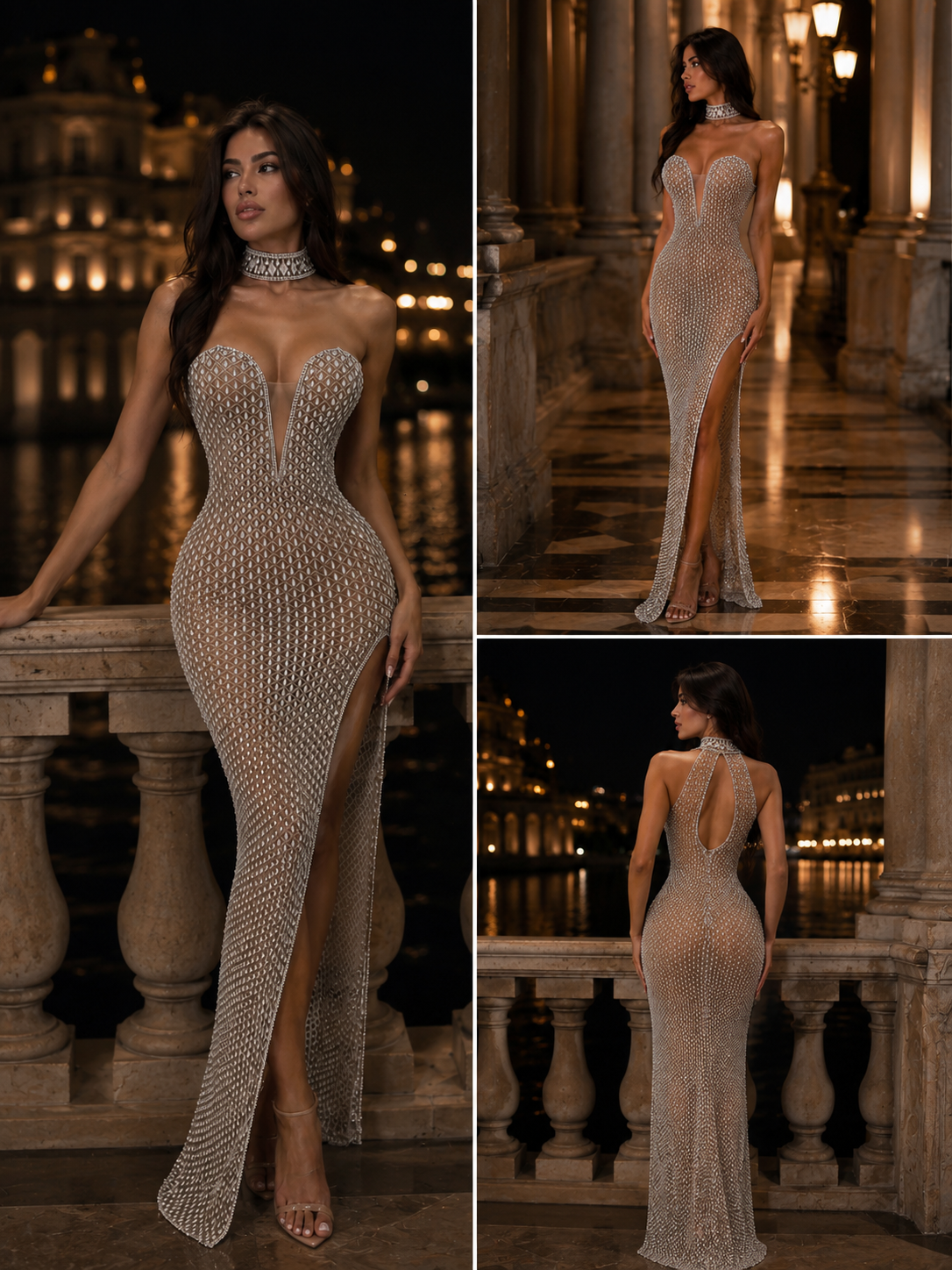 Diamond Eclipse Crystal Gown