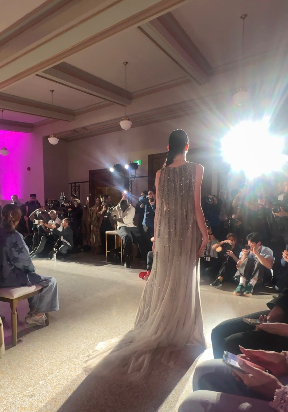 Silver Eclipse Gown