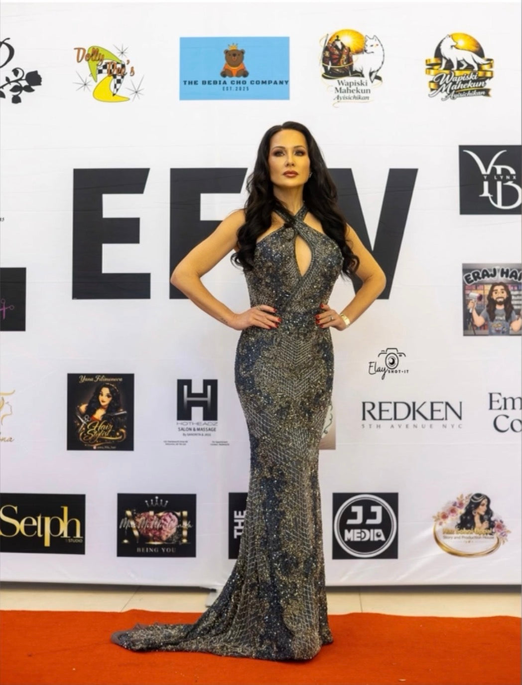Midnight Serpent Gown