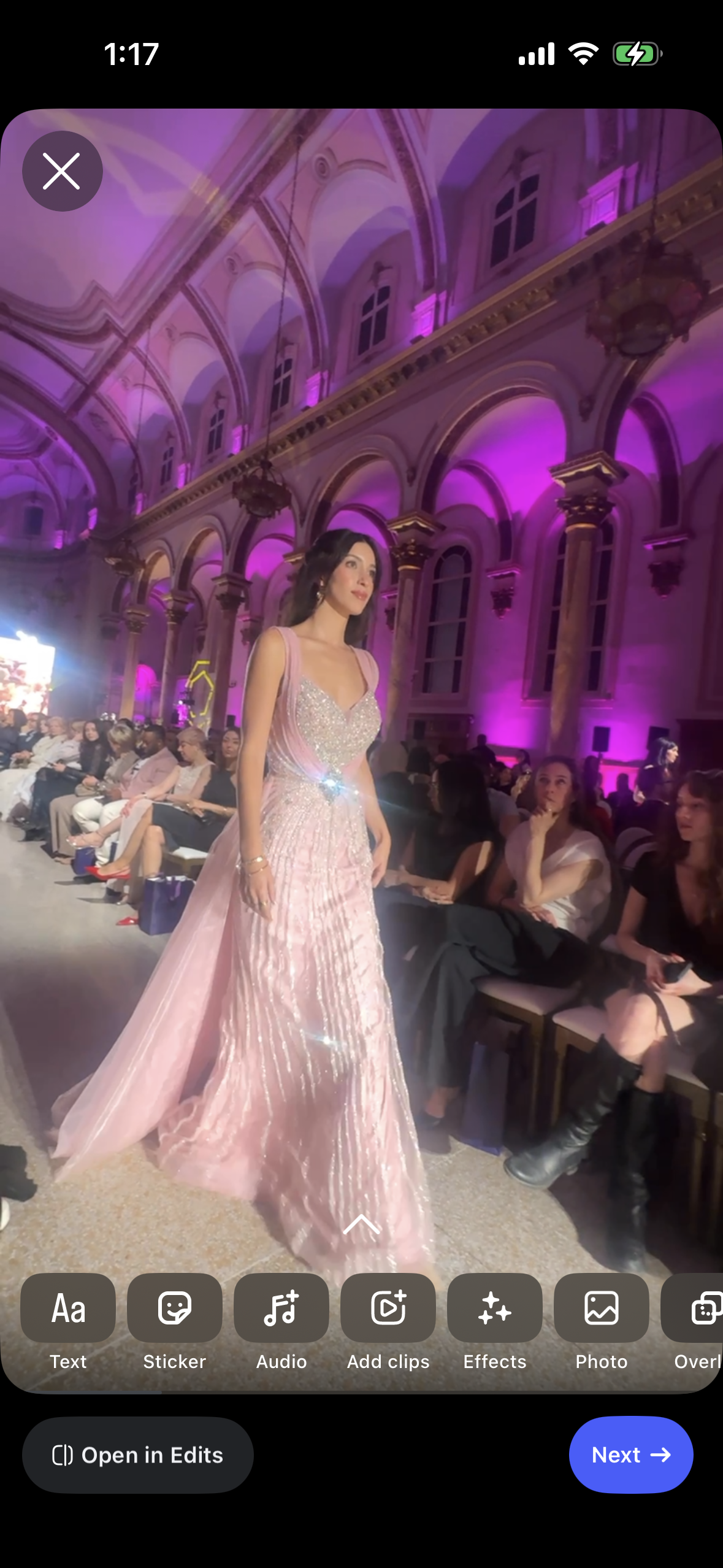 YLYNX Étoile Blush Couture Gown